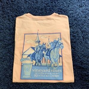 Soft Pink Vineyard Vines Kentucky Derby Tee